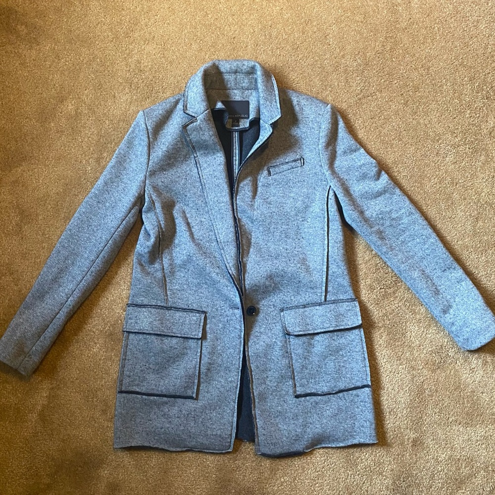 Banana Republic Gray Jacket size 2